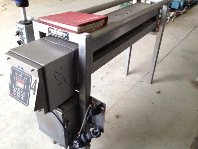 ***SOLD*** used Thermo Ramsey Icore Metal Scout IIe, In-Line Metal Detector. Opening is 43